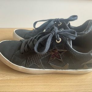 Zadig and Voltaire black star sneakers
